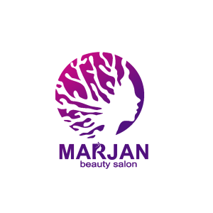 طراحی لوگو سالن زیبایی مرجان